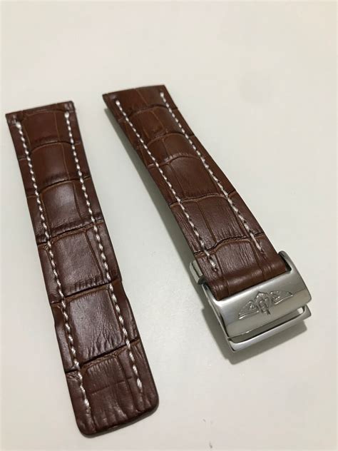 breitling 24mm leather strap